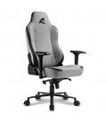 Silla gaming sharkoon skiller sgs40 fabric negro gris 160º