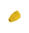 Funda protectora lanberg plb - 1000 - y para conector rj45 pack de 100 unidades amarillo