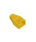 Funda protectora lanberg plb - 1000 - y para conector rj45 pack de 100 unidades amarillo