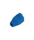 Funda protectora lanberg plb - 1000 - b para conector rj45 pack de 100 unidades azul