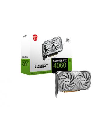 MSI GeForce RTX 4060 VENTUS 2X WHITE 8G OC NVIDIA 8 GB GDDR6