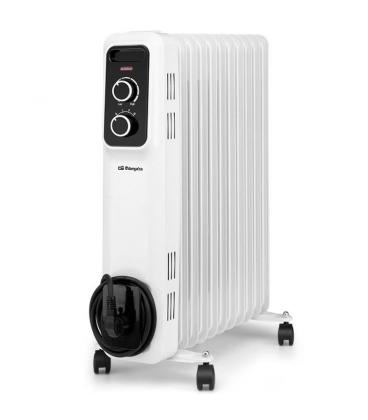 Radiador de aceite orbegozo rs 2500/ 3 potencias/ 2500w/ 11 elementos caloríficos