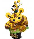 Set de 2 figuras beast kingdom dstage league of legends nunu beelump y heimerstinger