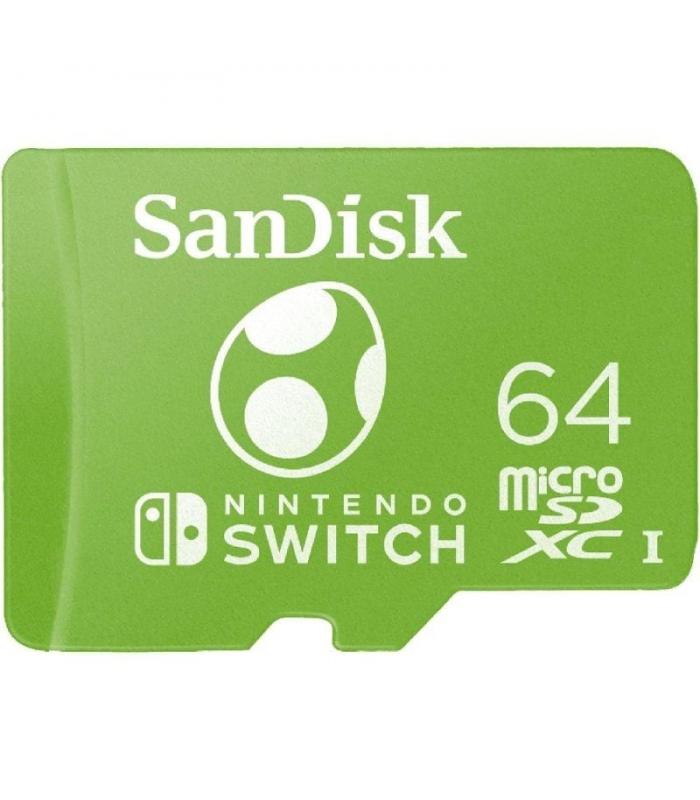 Tarjeta micro SDXC  SanDisk Licencia Nintendo®, 128 GB, Para