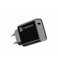 CARGADOR NATEC RIBERA 20W 1XUSB-C PD3.0 QC3.0 NEGRO