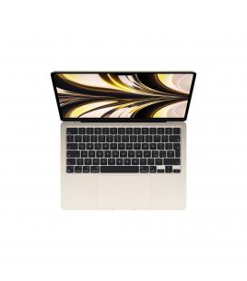 Portatil apple macbook air 13.6pulgadas mba 2022 starlight tid - chip m2 8c - 8gb - ssd 256gb - gpu 8c