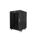 Armario lanberg rack 19pulgadas 15u 600x600 negro