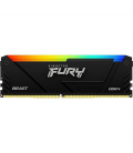 Memoria ram kingston fury beast rgb 8gb/ ddr4/ 3200mhz/ 1.35v/ cl16/ dimm