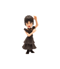 Figura minix wednesday (vestido baile) 12 cm