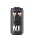 Muvit auriculares estéreo m1i3.5mm oro