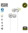 Muvit for charge auriculares estéreo m32 tipo c magnéticos blancos