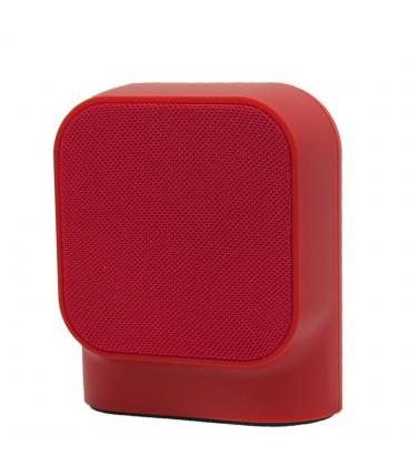 Muvit sd1 altavoz bluetooth 3w tela rojo