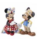 Figura enesco disney mickey y minnie botanica