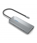 USB-C DOCK AISENS 12 EN 1 2xHDMI 4K RJ45 3xUSB-A 2xUSB-C 1xUSB-C PD 15CM