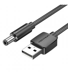 Cable alimentación vention ceybd/ usb-a macho - dc 5.5mm macho/ 50cm/ negro