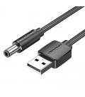 Cable conversor usb vention cexbg/ usb macho - dc 3.5mm macho/ 1.5m/ negro