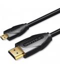 Cable hdmi vention vaa-d03-b150/ hdmi macho - micro hdmi macho/ 1.5m/ negro