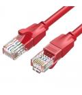 Cable de red rj45 utp vention iberf cat.6/ 1m/ rojo