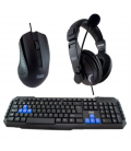 COMBO TECLADO+RATON+AURICULARES 3GO