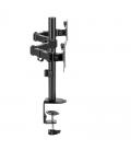 Iggual spm02 soporte pinza 2 monitores 17"-32"