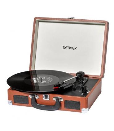 Denver vpl-120 tocadiscos usb marron