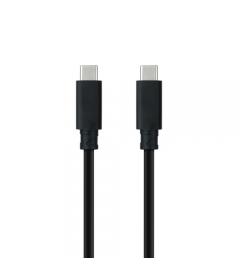 Nanocable Cable USB 3.2 Gen2x2 20Gbps 5A/100W, 4K/60Hz, USB-C/M