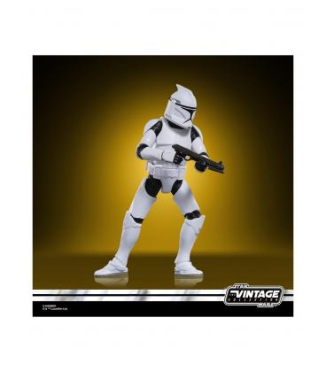 Figura hasbro star wars the vintage collection attack of the clones phase 1 clone trooper