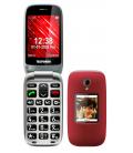 Telefono movil telefunken s560 senior phone - 2g - gps - 2.8pulgadas - rojo