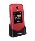 Telefono movil telefunken s560 senior phone - 2g - gps - 2.8pulgadas - rojo