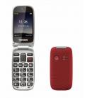 Telefono movil telefunken s560 senior phone - 2g - gps - 2.8pulgadas - rojo