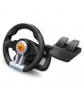 Krom juego de volante y pedales k-wheel multip.