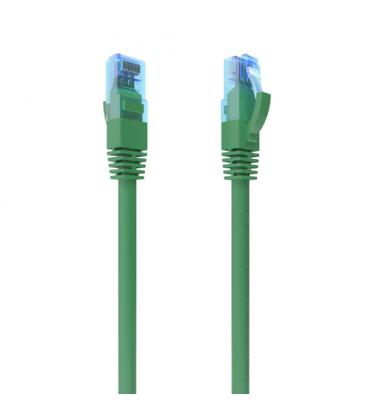 AISENS Cable De Red Latiguillo RJ45 Cat.6 UTP AWG26 CCA, Verde, 3.0 m