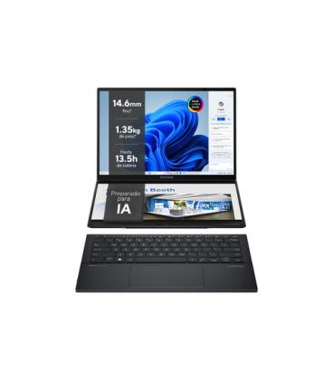 Portátil Asus Zenbook Duo Oled Ux8406Ma-Pz255W Intel Ultra I9 185H 14 Táctil 3K 32Gb SSD1Tb WIFI BT W11