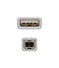 Nanocable CABLE USB 2.0 IMPRESORA, TIPO A/M-B/M, BEIGE, 1.8 M