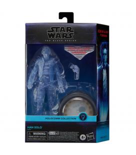 Figura hasbro star wars the black series holocomm collection han solo