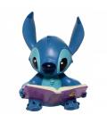 Figura enesco disney stitch con libro