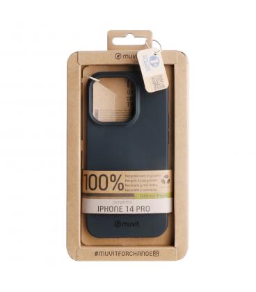 Funda muvit recycletek para apple iphone 14 pro negra