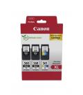 Cartucho de Tinta Original Canon PG-560XL + CL-561XL Multipack Alta Capacidad/ 2x Negro/ Tricolor