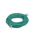 CABLE RED LANBERG LATIGUILLO CAT.6 UTP 5M VERDE FLUKE PASSED