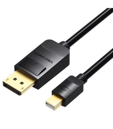 Cable conversor vention haabi/ mini displayport macho - displayport macho/ 3m/ negro