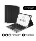 Funda + teclado subblim keytab pro para tablet 9.6pulgadas - 11pulgadas negro