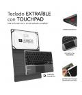 Funda + teclado subblim keytab pro para tablet 9.6pulgadas - 11pulgadas negro