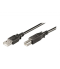 CABLE USB 2.0 A A B M/M, AWG28, DE 5,0 METROS.