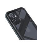 Funda muvit shockproof 2m para apple iphone 12 mini transparente - negra