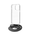 Funda muvit recycletek para apple iphone 15 pro max transparente + colgante negro