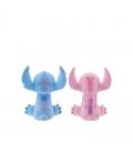 Pack de 2 figuras flocadas enesco disney stitch y angel beso