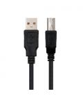 Nanocable CABLE USB 2.0 IMPRESORA, TIPO A/M-B/M, NEGRO, 4.5 M