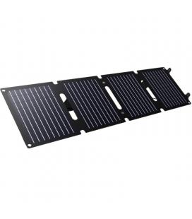 Panel solar portátil trust zuny/ 1xusb tipo-c/ 1xusb/ 40w