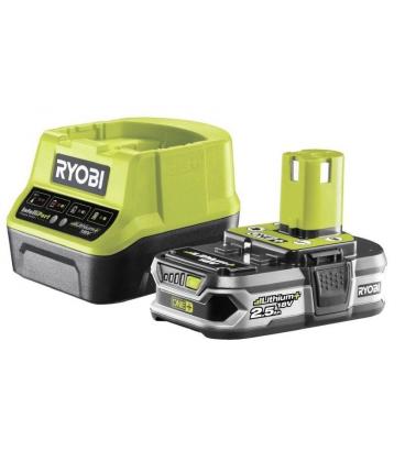 Cargador + batería de litio ryobi one+ rc18120-125/ 18v 2,0ah