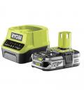 Cargador + batería de litio ryobi one+ rc18120-125/ 18v 2,0ah